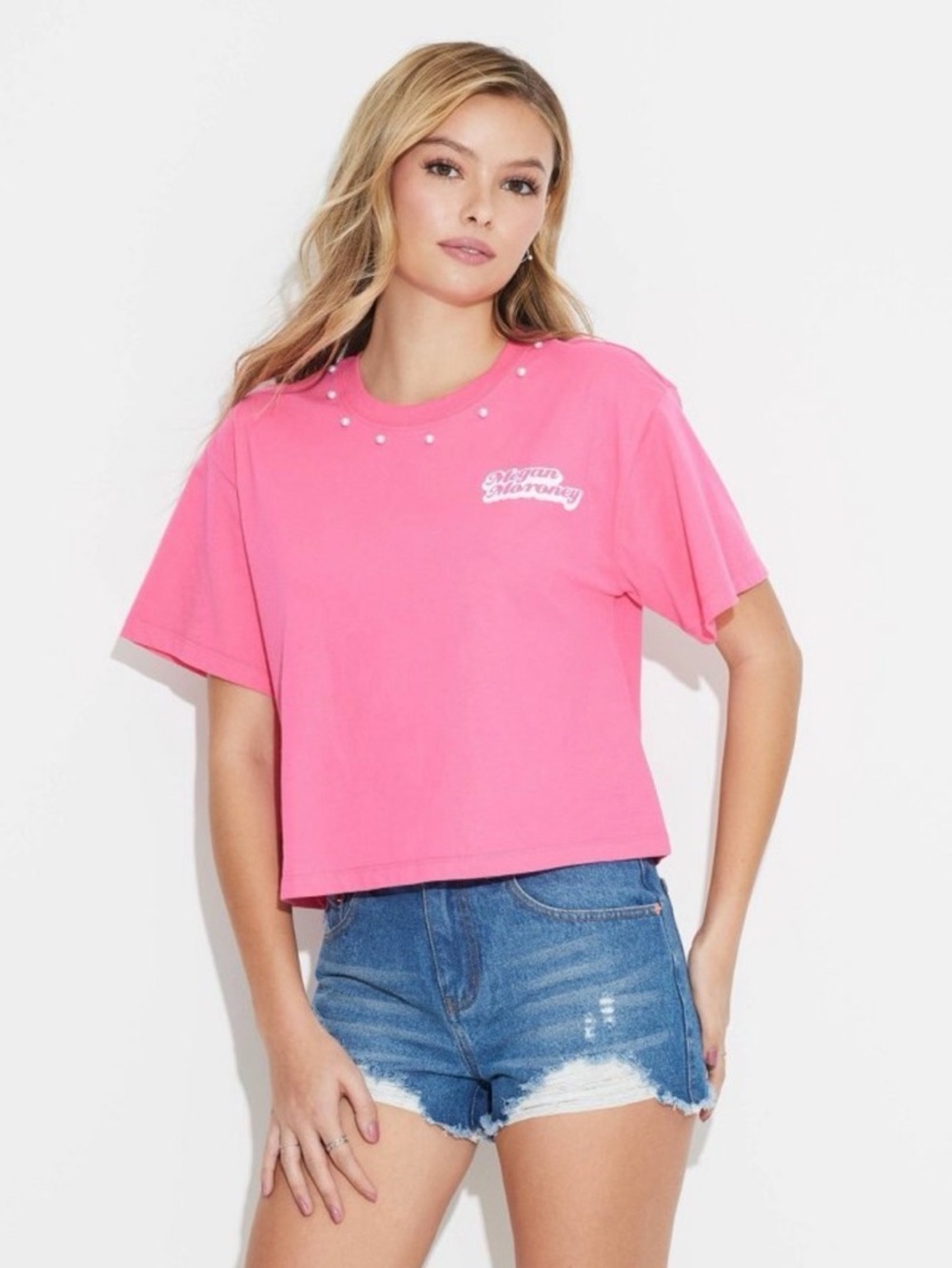 NWT Megan Moroney 6 Months Later Short Sleeve Graphic T-Shirt Dark Pink Size M